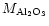 $M_{\rm Al_{2}O_{3}}$