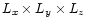 $L_x \times
L_y \times L_z$
