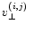 $\mbox{$v_\perp^{(i,j)}$ }$