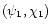 $(\psi_1,\chi_1)$