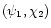 $(\psi_1,\chi_2)$