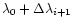 $\lambda_0+\Delta\lambda_{i+1}$