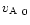 $\mbox{$v_{\rm A}$ }_{0}$