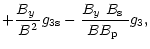 $\displaystyle +\frac{\mbox{$B_{y}$ }}{B^2} g_{\rm 3s}-\frac{\mbox{$B_{y}$ }\mbox{$B_{\rm s}$ }}{B\mbox{$B_{\rm p}$ }} g_3,$