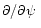 $\partial /\mbox{$\partial\psi$ }$
