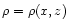 $\rho=\rho{\mbox{$\left(x,z\right)$ }}$