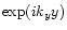 $\exp(ik_y y)$