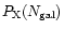 $P_{\rm X}(N_{\rm gal})$