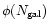$\phi (N_{\rm gal})$
