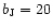 $b_{\rm J} = 20$
