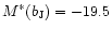 $M^*(b_{\rm J}) = -19.5$