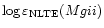 $\log\varepsilon_{{\rm NLTE}}(Mg{\sc ii})$