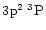 $3\element[2]{p}\;\element[][3]{P}$