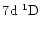 $7\element[]{d}\;\element[][1]{D}$