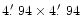 $4\hbox{$.\mkern-4mu^\prime$ }94 \times 4\hbox{$.\mkern-4mu^\prime$ }94$