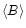 $\langle B
\rangle$