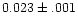 $0.023\pm.001$