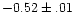 $-0.52\pm.01$