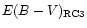 $E(B-V)_{\rm RC3}$