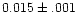 $0.015\pm.001$