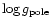 $\log g_{\rm pole}$