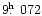 $9\hbox{$.\!\!^{\rm h}$ }072$