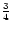 $\frac{3}{4}$