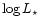 $\log L_{\star}$
