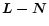 $\vec{L-N}$