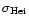 $\sigma_{\rm He{\sc i}}$