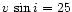 $v\,\sin i=25$