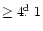 $\geq 4\hbox{$.\!\!^{\rm d}$ }1$
