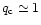 $q_{\rm c} \simeq 1$