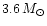 $3.6\,M_\odot$