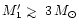 $M_{\rm 1}^\prime \mathrel{\hbox{\rlap{\hbox{\lower4pt\hbox{$\sim$ }}}\hbox{$>$ }}}
3\,M_\odot$