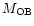 $M_{\rm OB}$