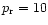 $p_{\rm {r}}=10$