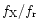 $f_{\rm X}/f_{\rm r}$