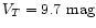 $V_{T}=9.7
\mbox{~mag}$