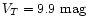$V_{T}=9.9 \mbox{~mag}$