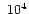 \ensuremath{~ 10^{4}}