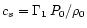 $\displaystyle{c_s = \Gamma_1 \, P_0/\rho_0}$