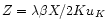 $Z = \lambda \beta X / 2 K u_K$