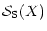 $\displaystyle {\mathcal S}_{\rm S}(X)$