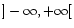 $]-\infty , +\infty [$
