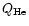 $Q_{\rm
He}$