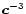 $\vec {c}^{-3}$
