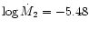$\log{\dot{M}_2} = -5.48$