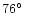 $76\hbox{$^\circ$ }$