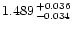 $1.489^{\,+0.036}_{\,-0.034}$